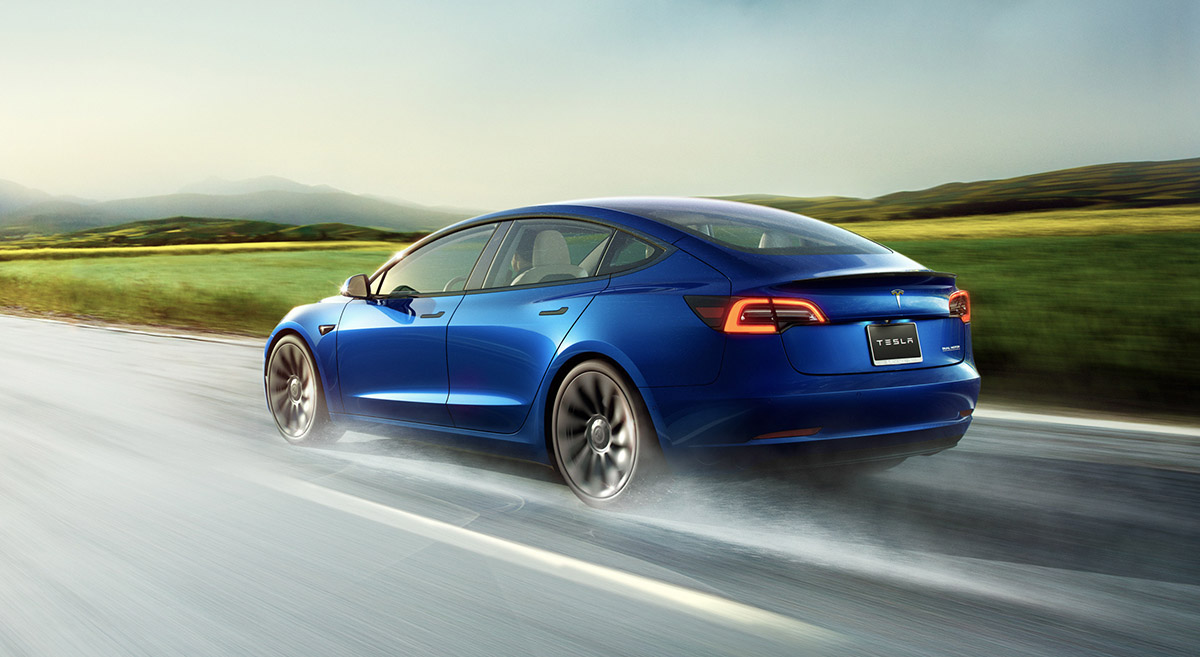 Tesla Model 3 voitures électriques Mondial de l'Auto 2022