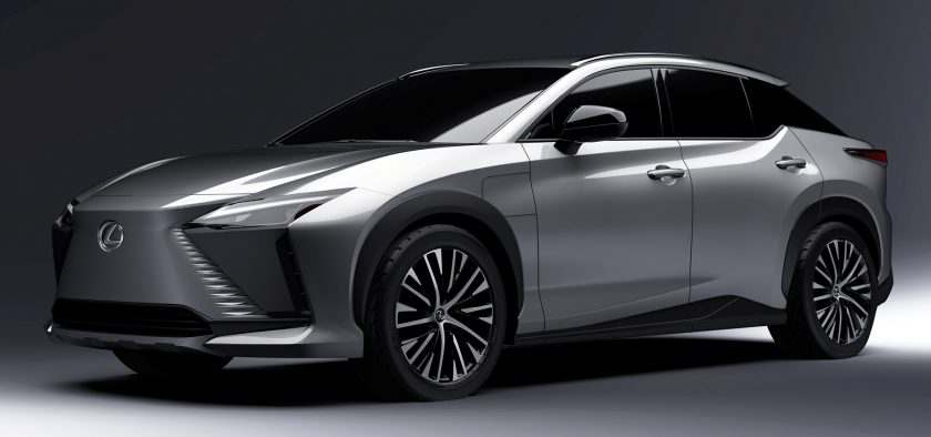Lexus RZ a parmi les suv électriques familiaux Mondial de l'Auto 2022
