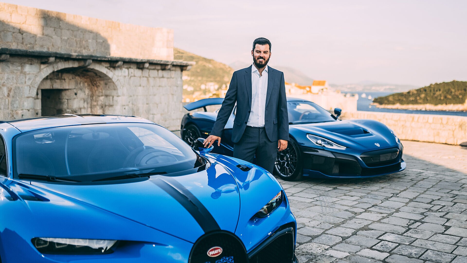 Mate Rimac et Bugatti Mondial de l'Auto 2022