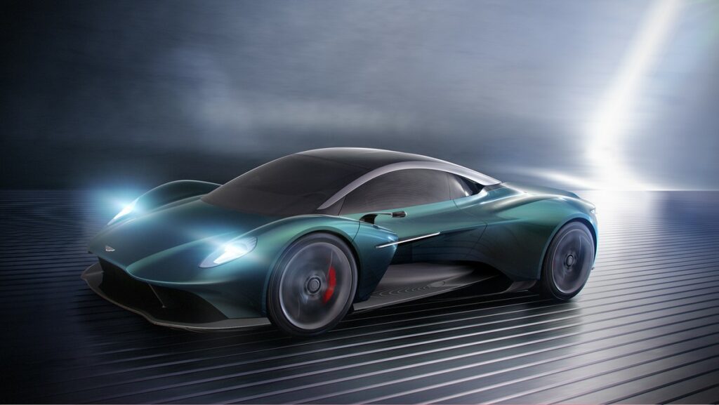 Aston martin Vanquish vision concept Mondial de l'Auto 2022
