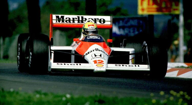 Fia Formula One World Championship 1988 GP F1 San Marino (rsm) Ayrton Senna (bra) McLaren Honda MP4/4 1st positon - © Copyright: Photo4 / XPB Images livrées de formule 1 Mondial de l'Auto 2022
