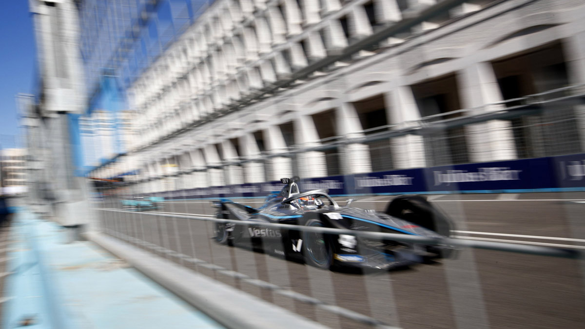 Course de Formule E compétition zéro émission Mondial de l'Auto 2022