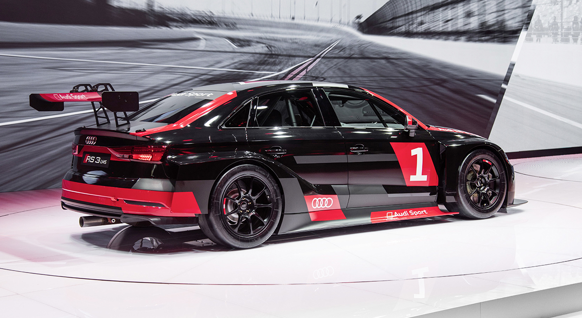 Audi RS 3 LMS voitures de compétition Mondial de l'Auto 2022