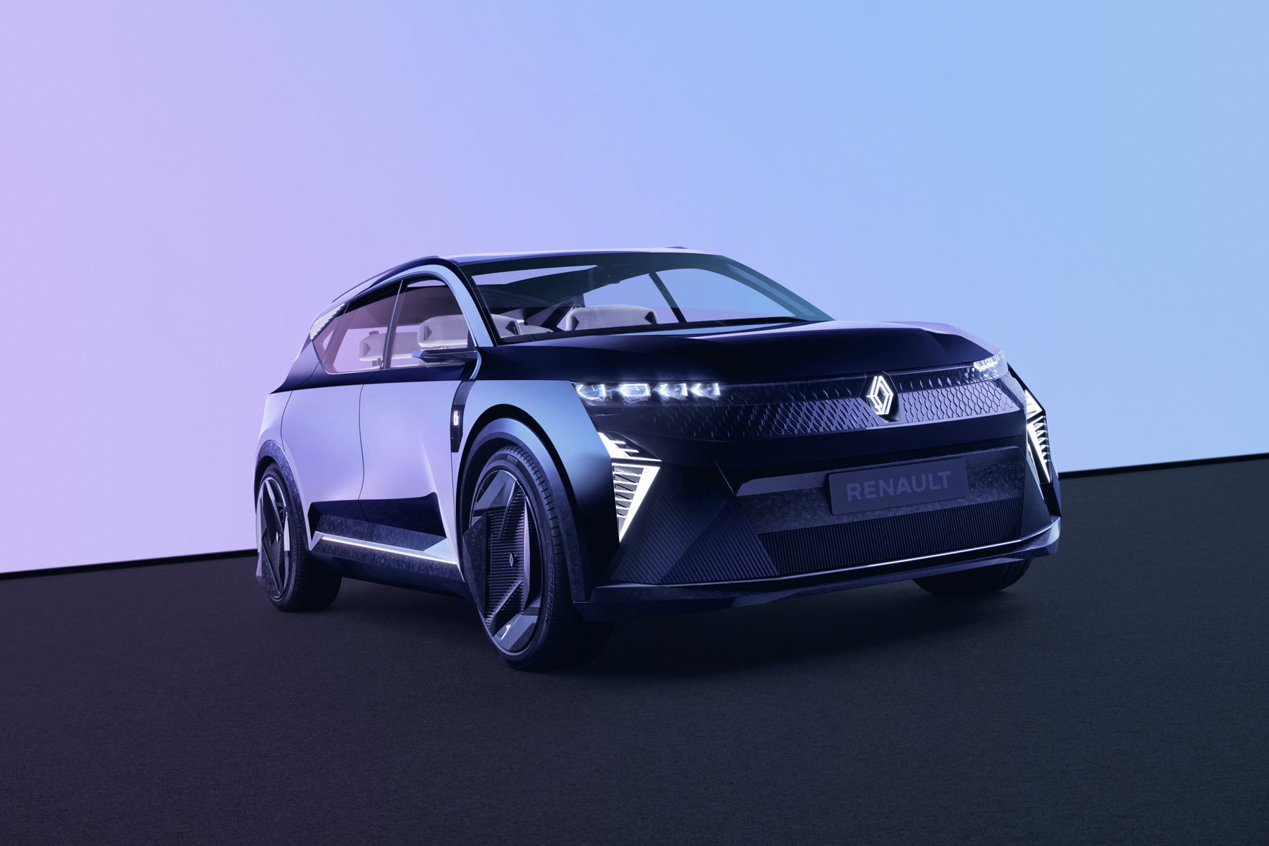 Renault Scénic Vision : 3/4 avant Mondial de l'Auto 2022