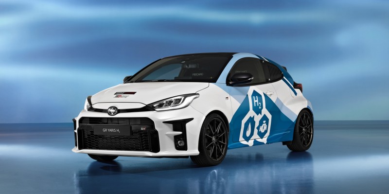 Toyota GR Yaris H2 Toyota GR Yaris H2 : une voiture expérimentale à hydrogène Mondial de l'Auto 2022
