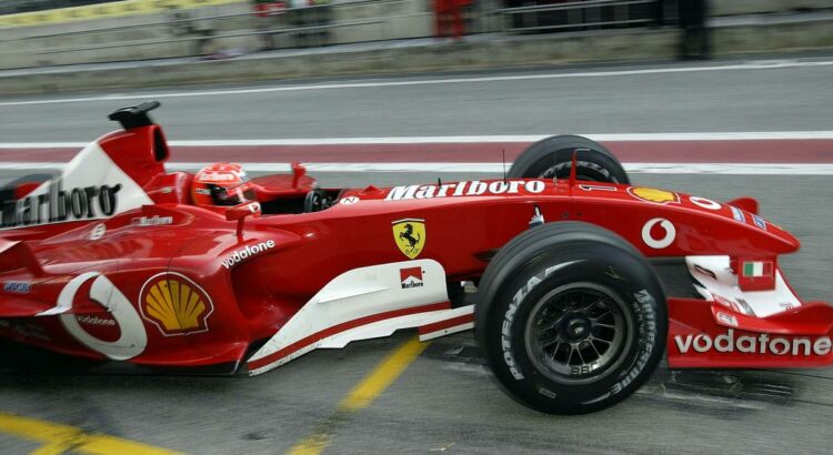 Michael Schumacher, GER, Scuderia Ferrari Marlboro, F2003-GA © Copyright: R. Batchelor/xpb.cc livrées de formule 1 Mondial de l'Auto 2022