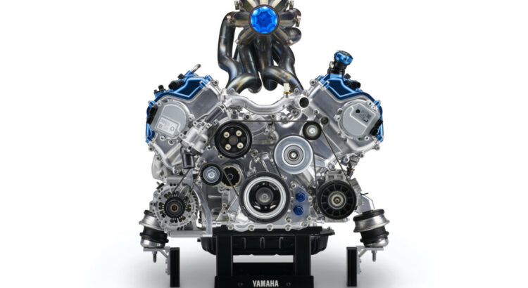 Le V8 à hydrogène de Yamaha Mondial de l'Auto 2022 moteur hydrogène