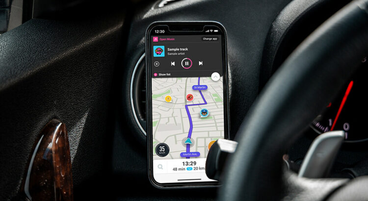 Waze permet de repérer les radars et les zones de danger Crédit : DR Mondial de l'Auto 2022