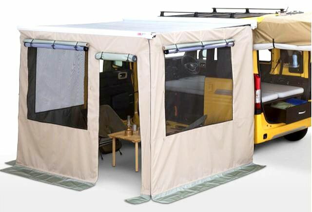 Honda N-Van Compo : la tente Le camping car le plus petit au monde : Honda N-Van Compo Mondial de l'Auto 2022