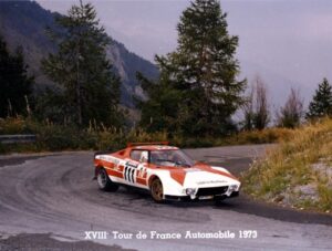 Mondial de l'Auto, passion, première victoire internationale de la Lancia Stratos, Tour de France automobile 1973