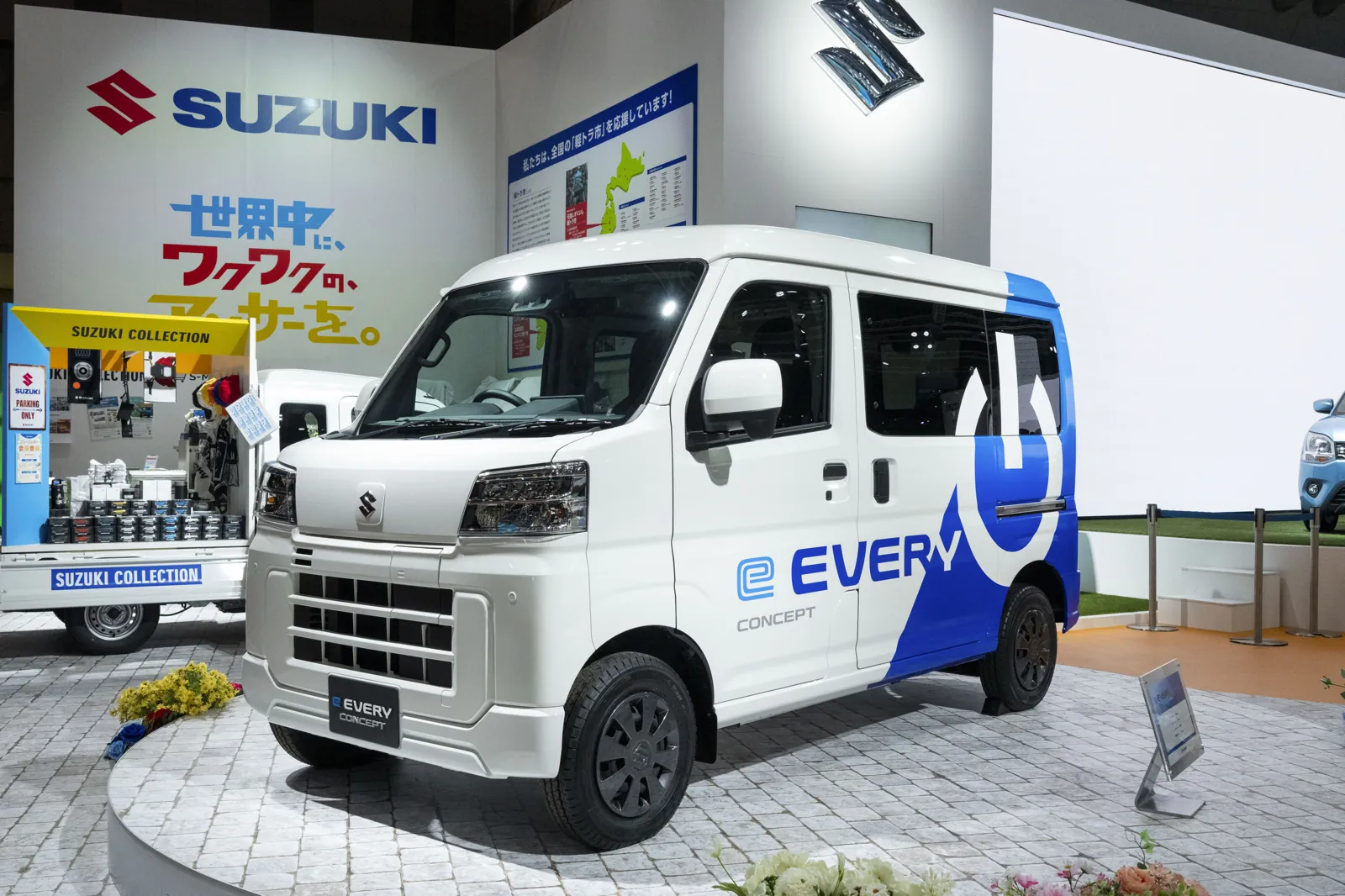 Mondial de l'Auto, Suzuki présente l'e EVERY CONCEPT : une mini-fourgonnette électrique commerciale légère