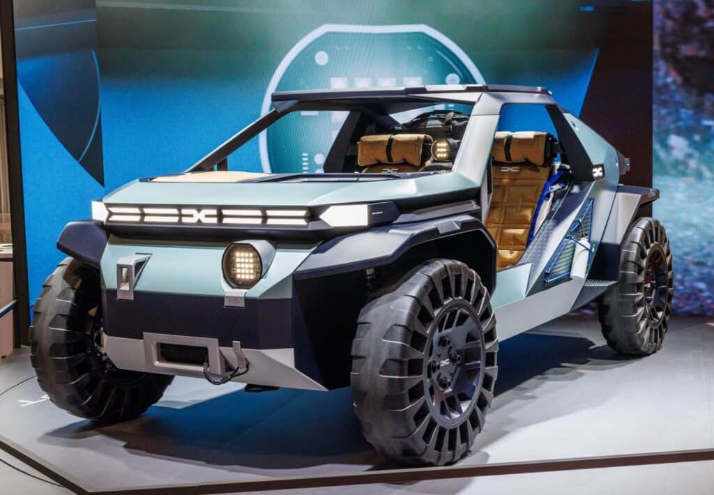 Mondial de l'Auto 2024, Le concept Dacia Manifesto présenté au Mondial de l'Auto 2022 qui a inspiré le Dacia Sandrider