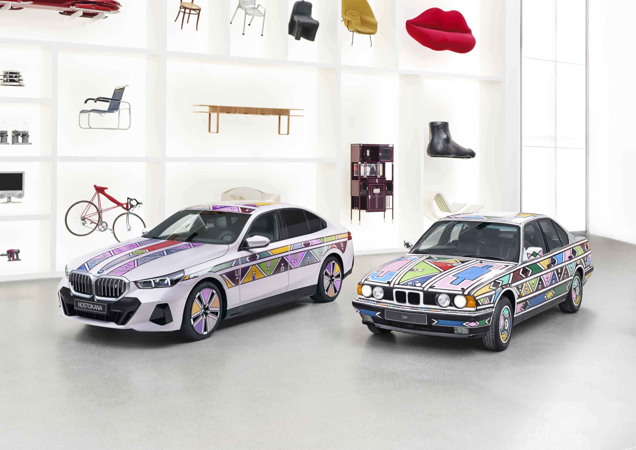 Mondial de l'auto 2024, BMW présente l'Art Car BMW i5 Flow NOSTOKANA