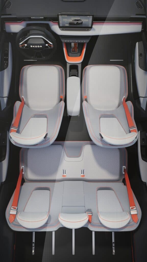 Mondial de l'auto 2024, Skoda révèle l'intérieur de son nouveau SUV Epiq (2025)