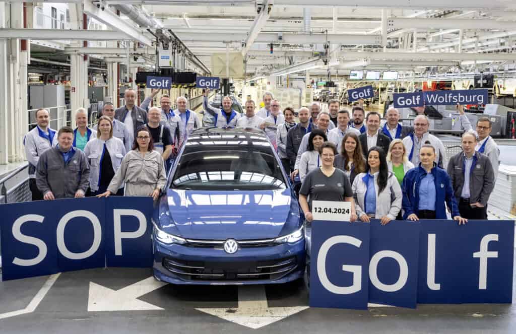 La dernière génération de Golf entame sa production © Volkswagen AG mondial de l'auto 2024