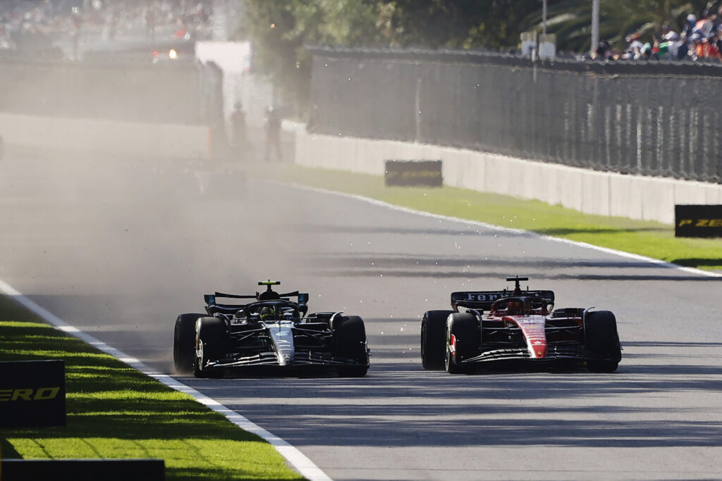 Hamilton et Leclerc à la lutte au Grand Prix du Mexique 2023
