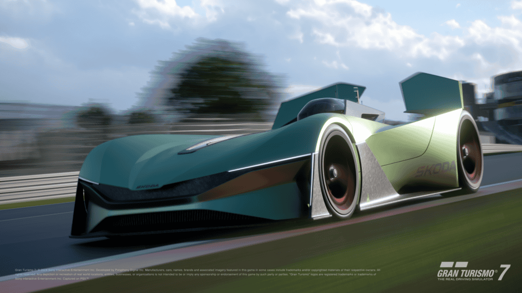 mondial de l'auto 2024, Concept car gaming simulation automobile Škoda Vision Gran Turismo