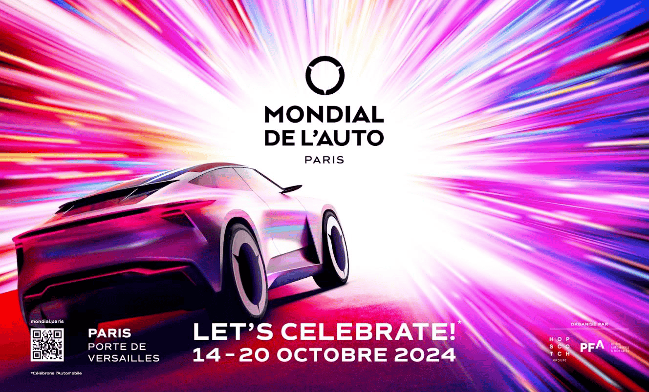Le Mondial de l’Auto Paris 2024 dévoile l’affiche de sa 90ème édition et annonce l’ouverture officielle de sa billetterie 