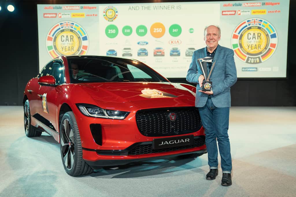 Mondial de l'auto, voiture de l'année 2019, Jaguar I-PACE, un pari audacieux sur l’électrique pour ce SUV au design élégant