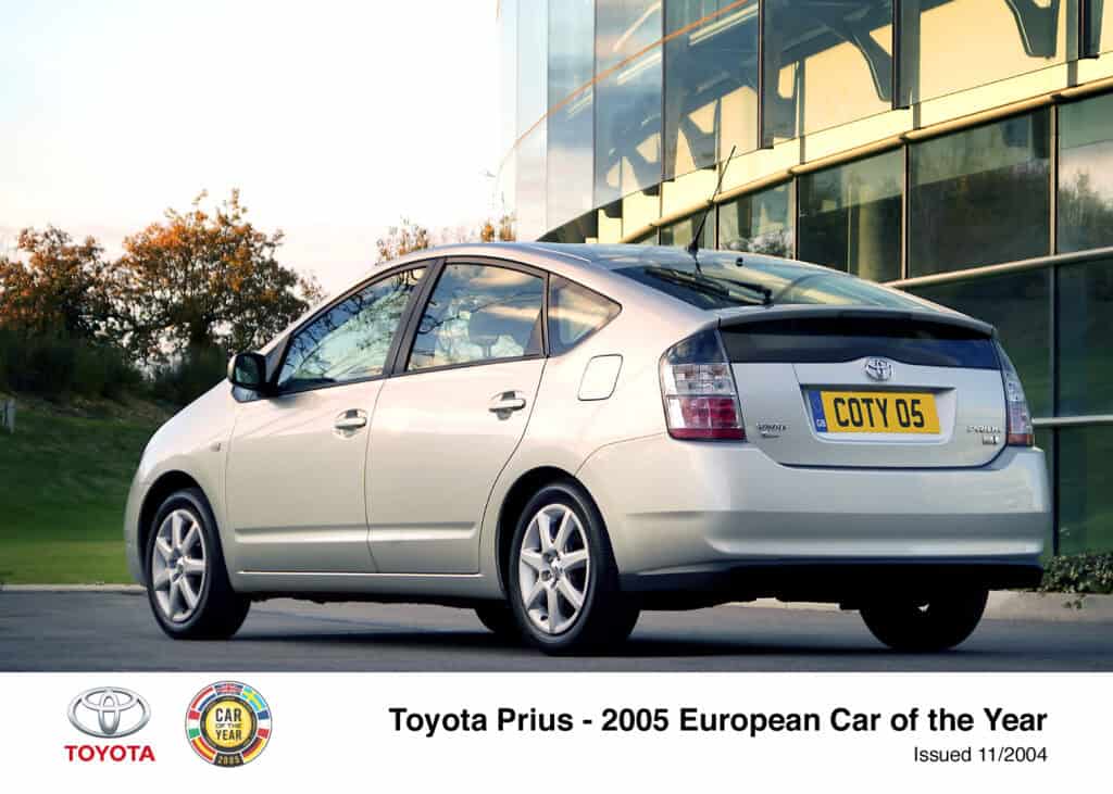 Voiture de l'année 2005 - Toyota Prius, victoire écrasante ! coty car of the year mondial de l'auto 2024