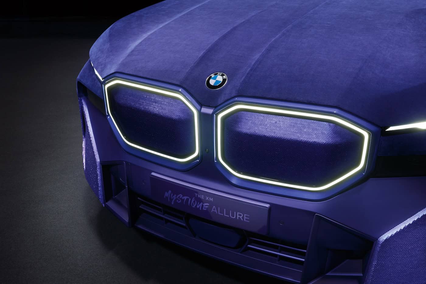 Mondial de l'Auto 2024, Naomi Campbell collaboration BMW XM Mystique Allure, festival de cannes calandre et grille