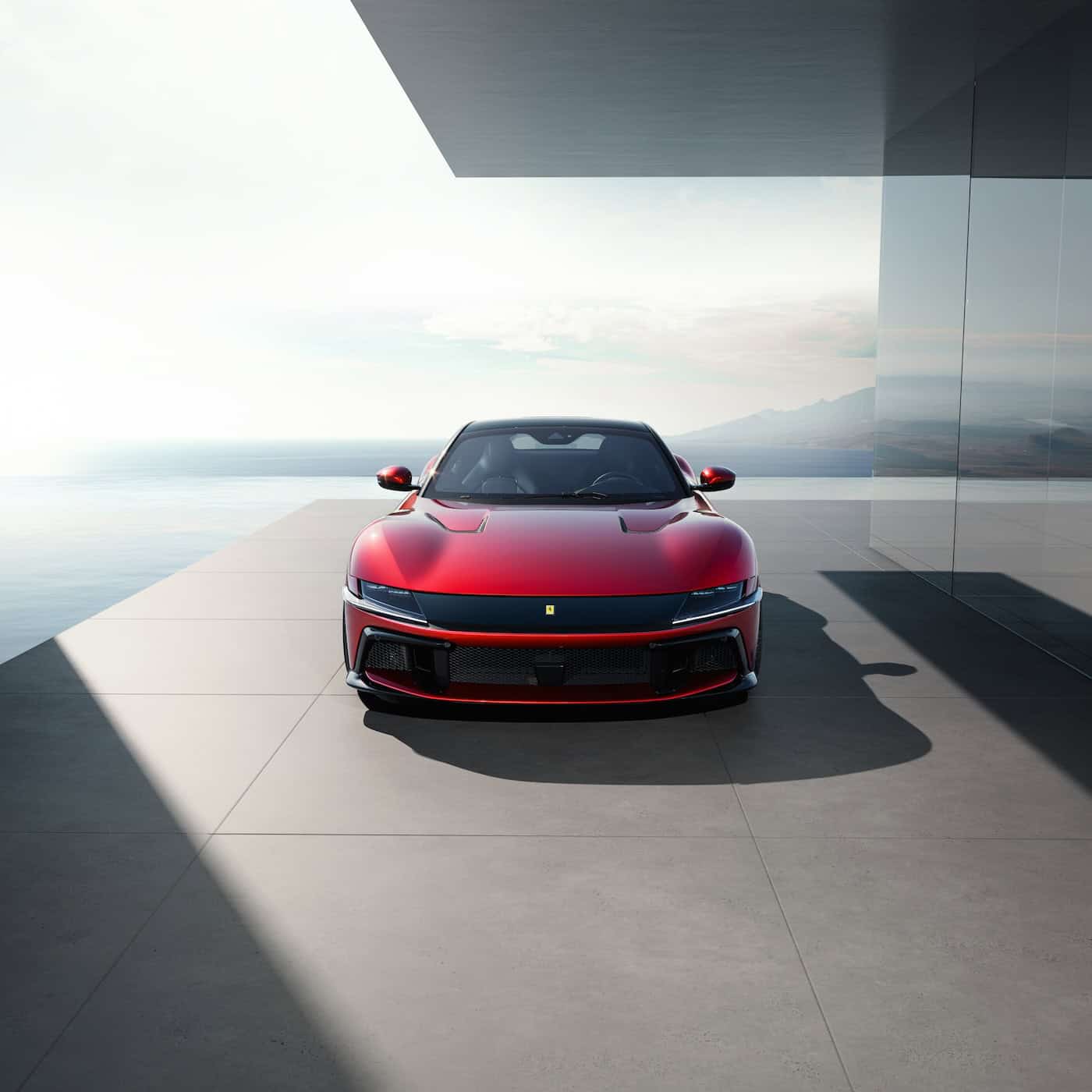 Mondial de l'auto 2024, nouvelle Ferrari 12Cilindri coupé face avant