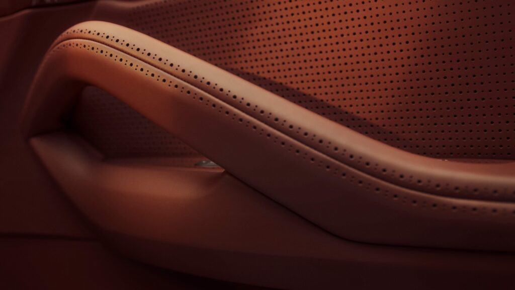 Mondial de l'auto 2024, BMW Concept Skytop et ses Sièges en cuir perforé au style brogue