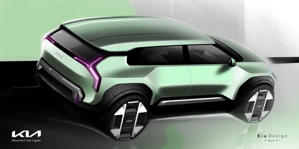 Mondial de l'auto 2024, dessin sketch design du nouveau SUV compact signé Karim Habib
