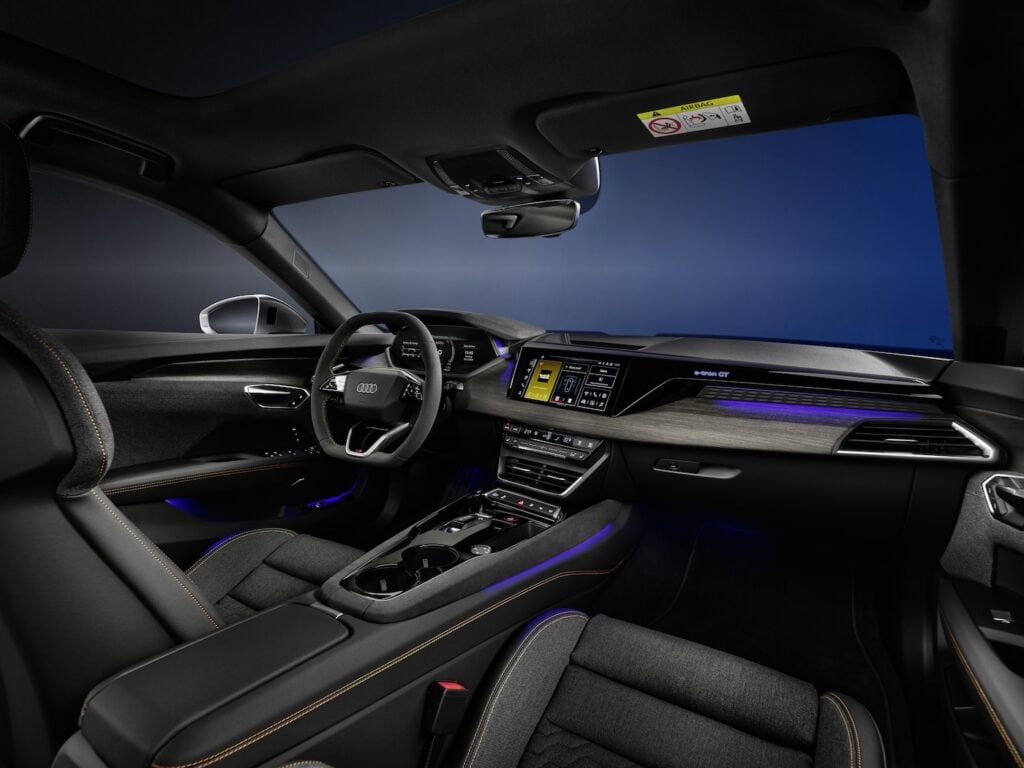 Nouvelle planche de bord de l'Audi S e-tron GT © Audi