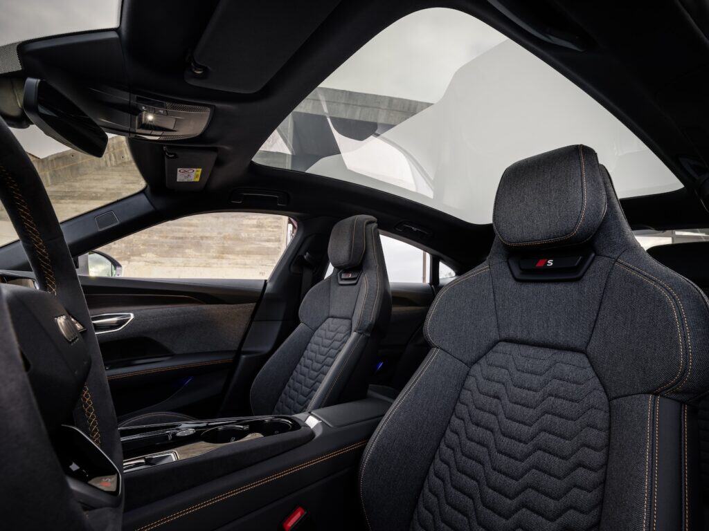Nouvel habitacle de l'Audi S e-tron GT © Audi
