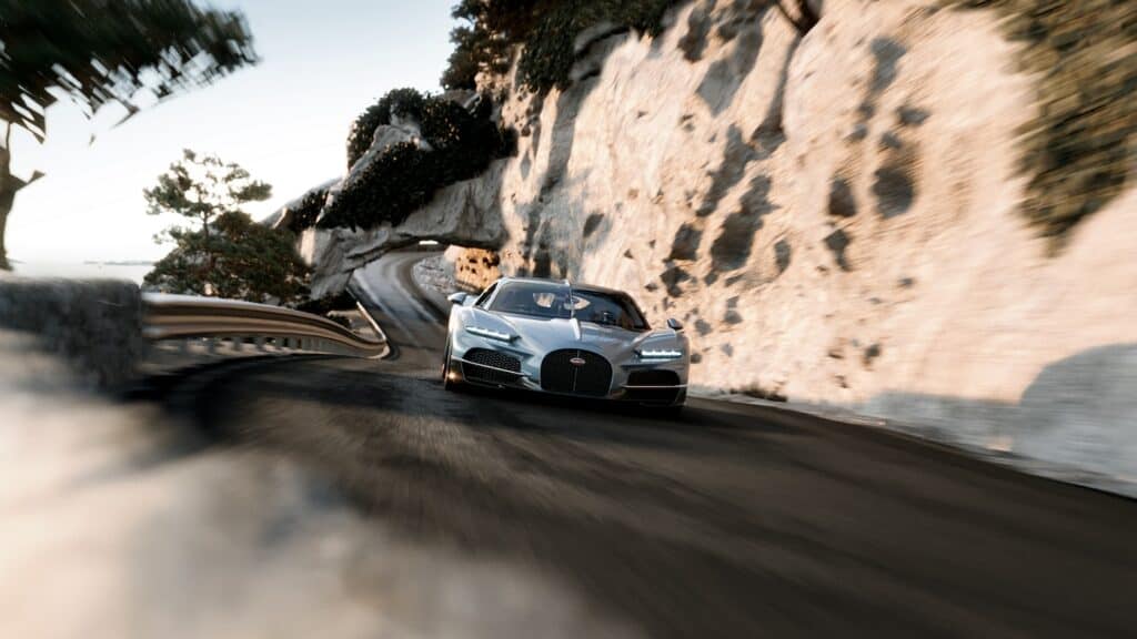 La nouvelle Bugatti sur la route mondial de l'auto 2024