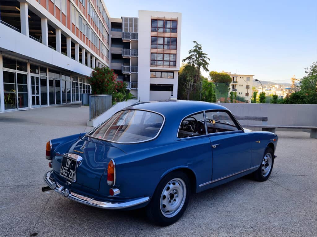 Alfa Romeo, Giulietta Sprint, anniversaire 70 ans, vue arrière, Mondial de l'Auto 2024