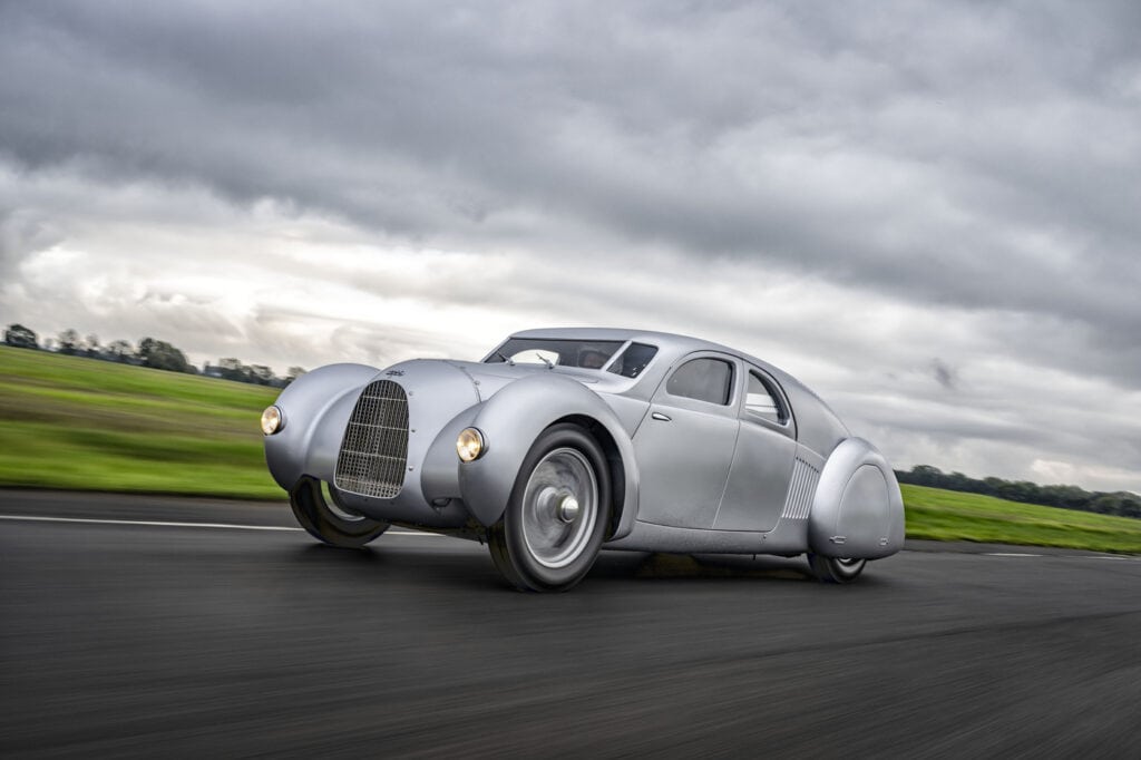 photo du Schnellsportwagen sur circuit, en roulage, Audi Auto Union Type 52, mondial de l'auto 2024