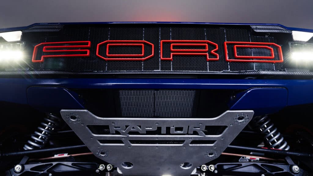 calandre logo ford raptor, 2025 dakar, mondial de l'auto 2024, ford Raptor T1+