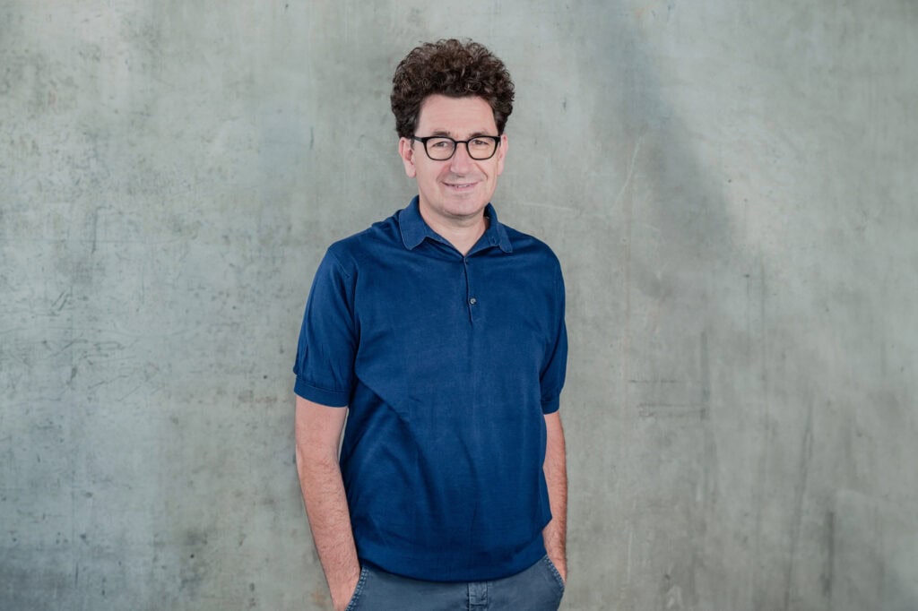 portrait de Mattia Binotto Directeur des opérations et Directeur technique de Sauber Motorsport AG, mondial de l'auto 2024, audi F1 2026