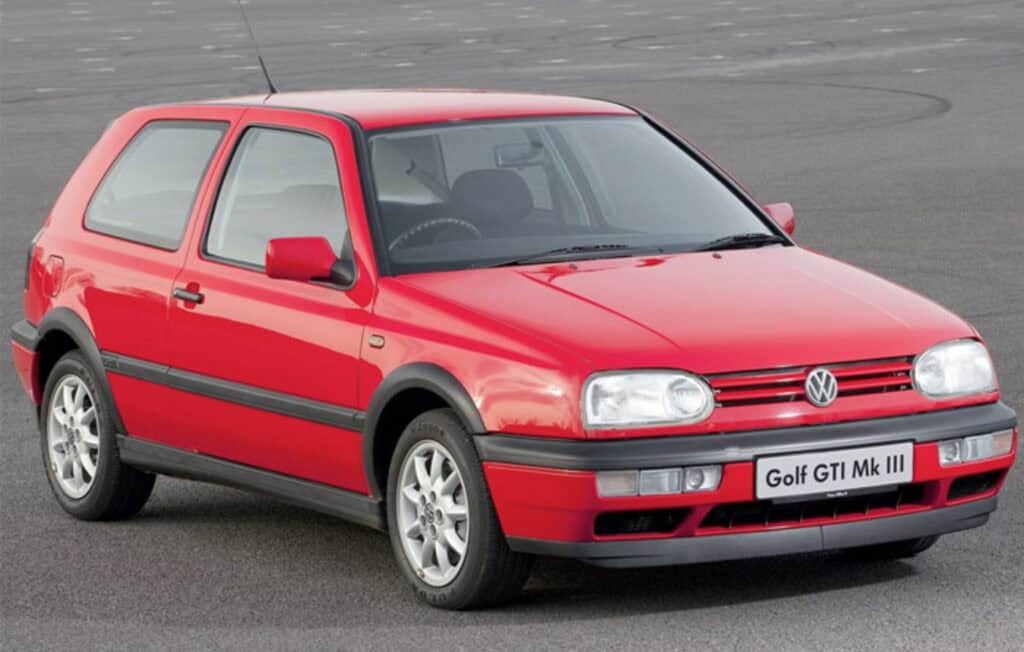 photo de VW volkswagen Golf GTI MK III 3, Voiture de l'année 1992 - Volkswagen Golf, le doublé, coty, car of the year, mondial de l'auto 2024