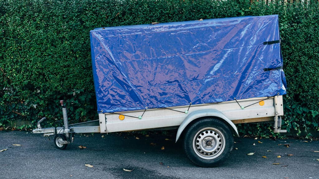 photo d"une remorsque bachée - mondial de l'auto 2026