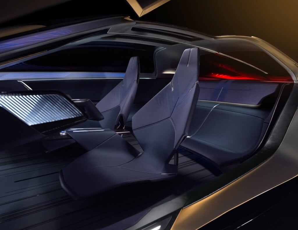 intérieur cockpit - Cadillac 2024 - concept car - mondial de l'auto 2024