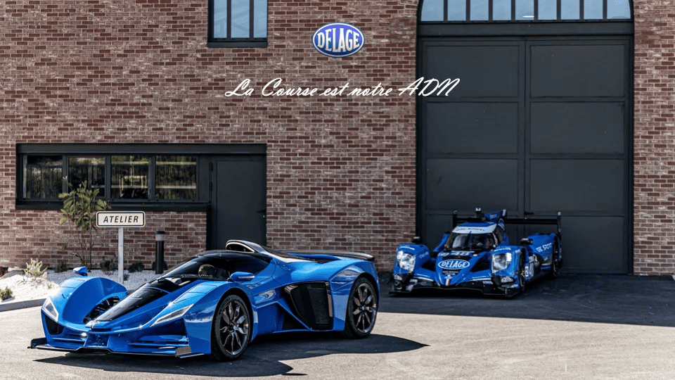 Delage - voitures de route et de course D12 et LMP 2 WEC - mondial de l'auto 2024