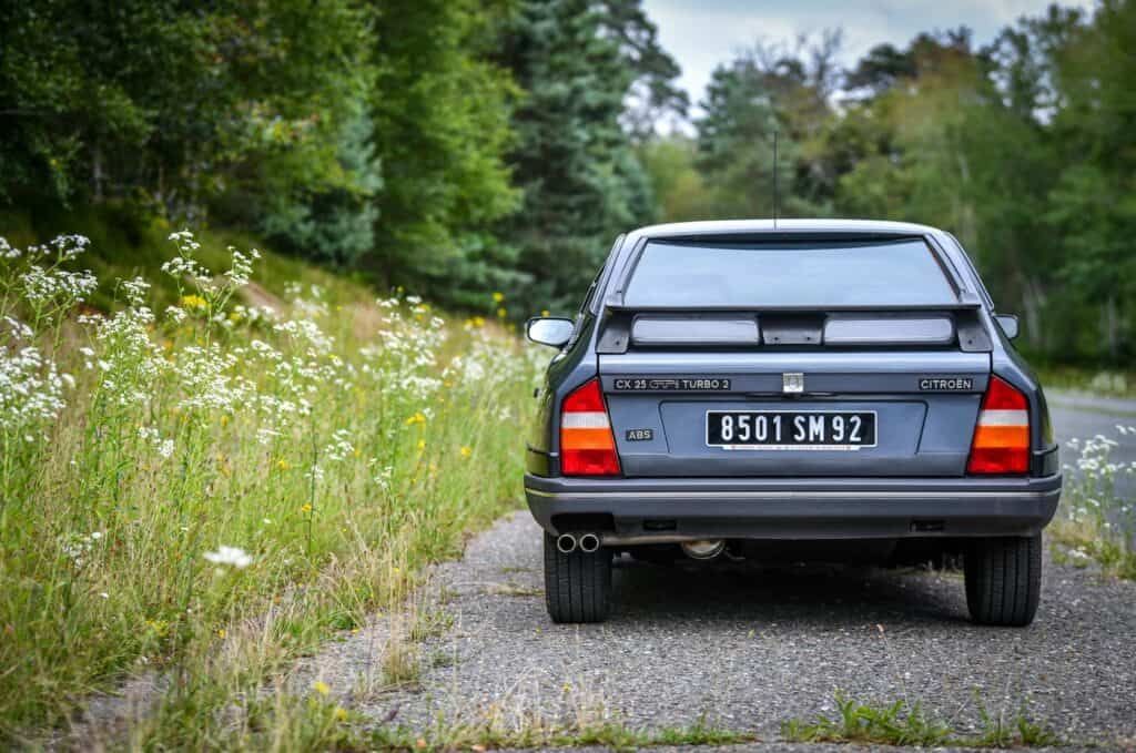 photo de la citroen CX - photo vue arrière - mondial de l'auto 2024