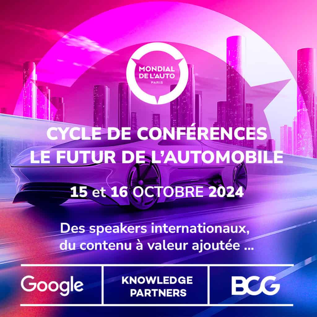 cycle de conférence ) affiche mondial de l'auto 2024 - google - bcg 