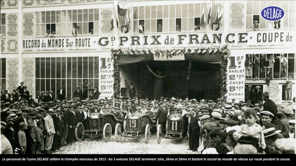 Delage - photo archive - mondial de l'auto 2024 - grand prix de France