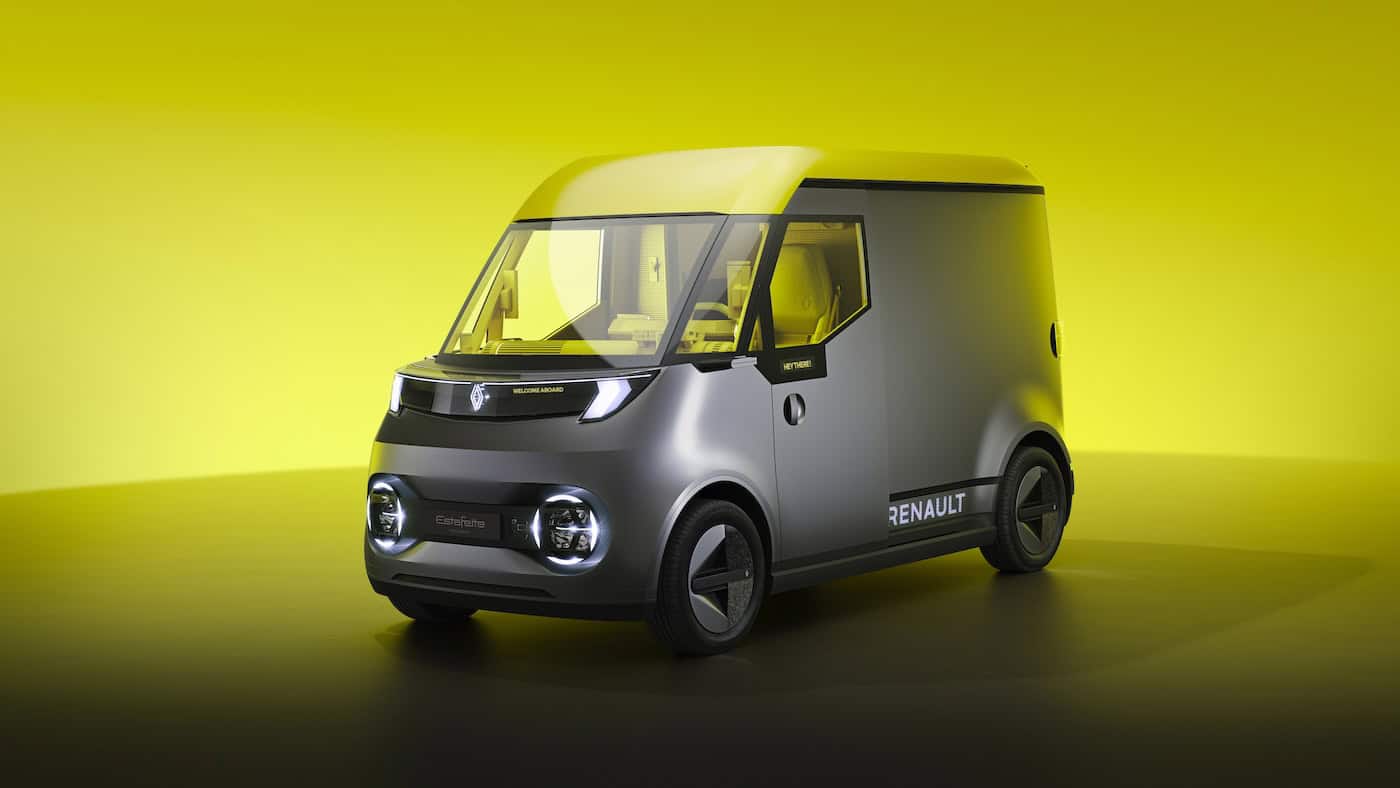 renault estafette concept - renault - photo de coté 3/4 - mondial de l'auto 2024