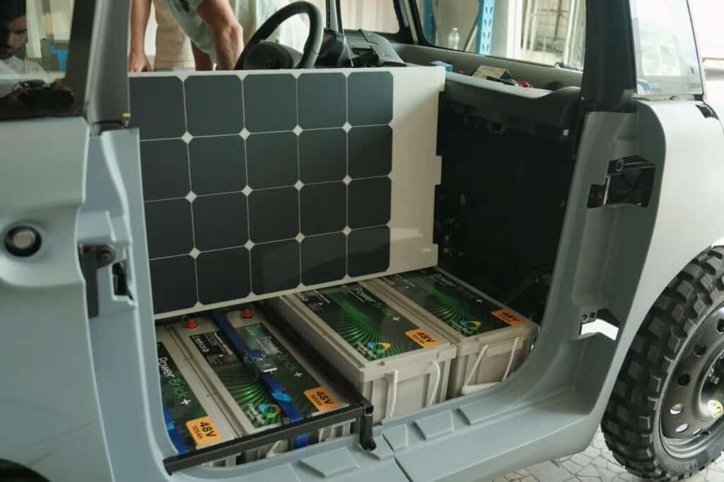 Les véhicules rechargeront leurs batteries sur des sites de production d'énergie renouvelable
 © La Croisière Verte