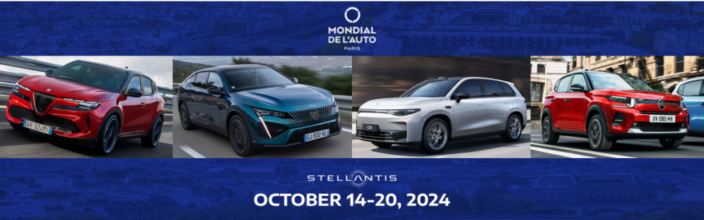 stellantis - affiche mondial de l'auto 2024