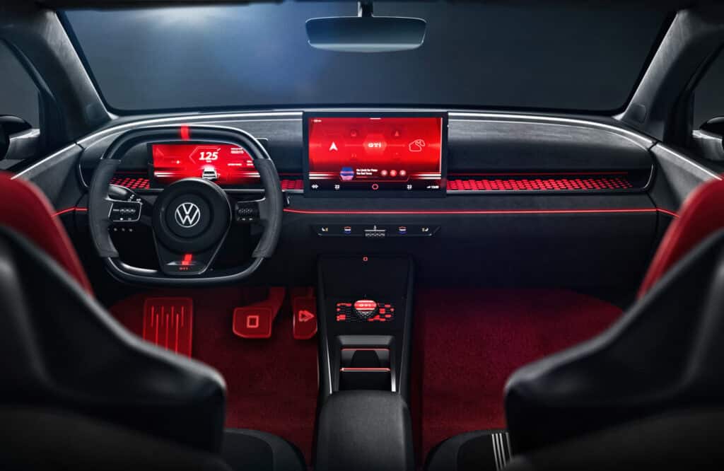 interieur du concept-car ID. GTI Concept - Volkswagen - Mondial de l'auto 2024