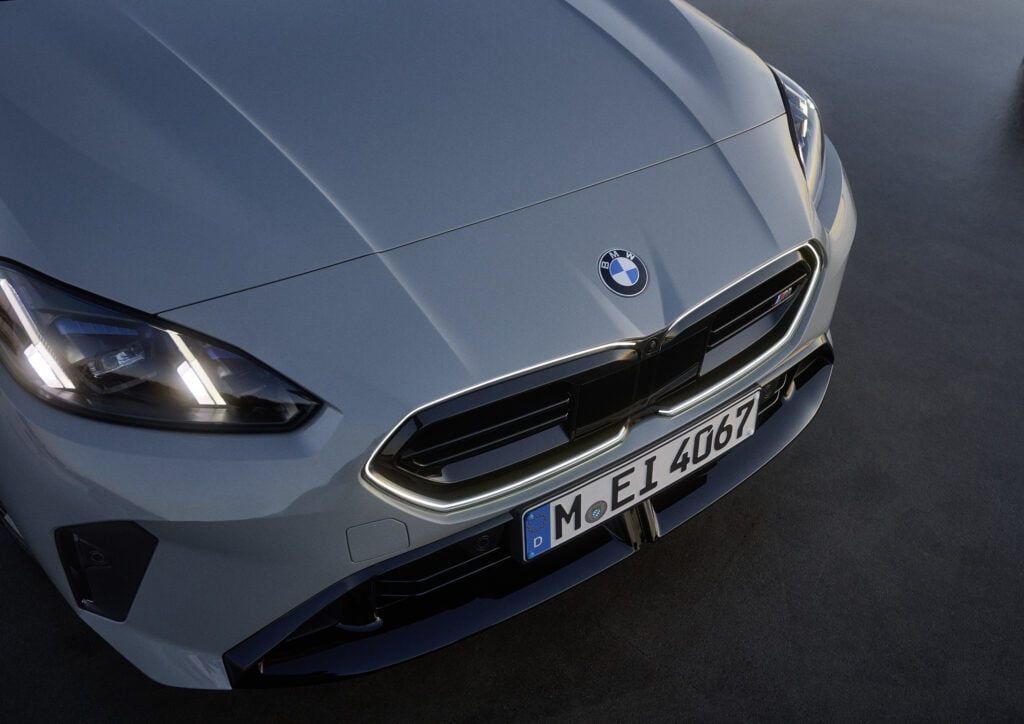 nouvelle bmw - mondial de l'auto 2026 - photo de la voiture vue du dessus - calandre 