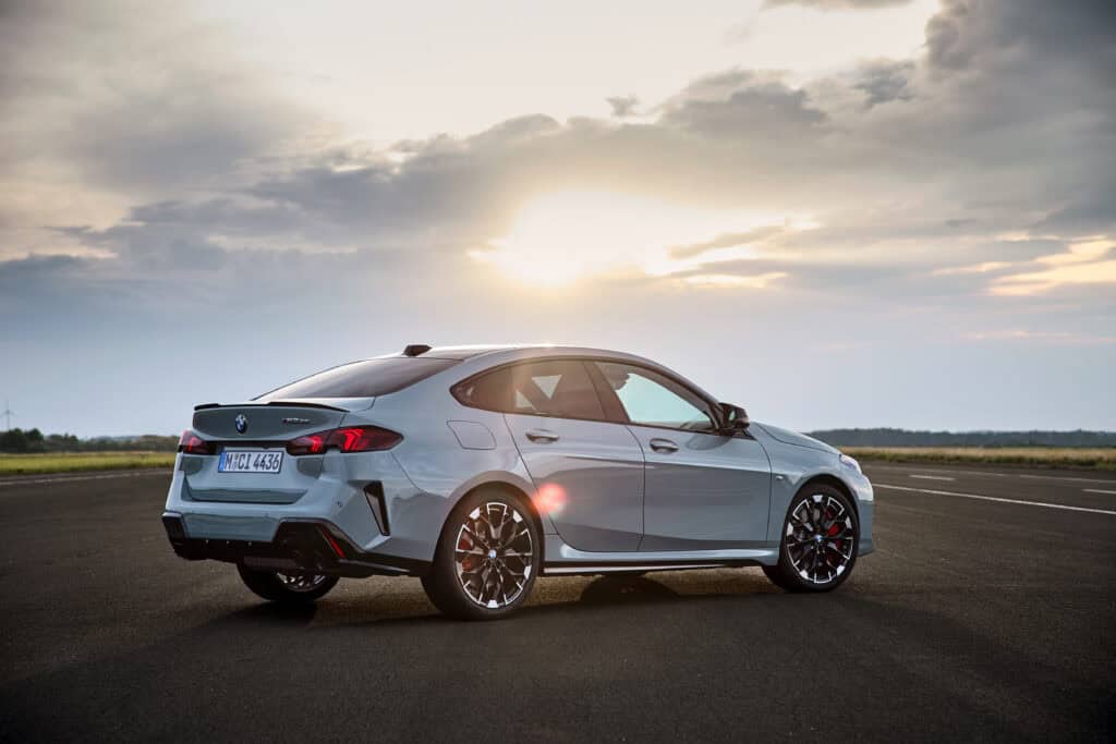 photo de la nouvelle bm serie 2 gran coupé - vue de 3/4 coté - mondial de l'auto 2026