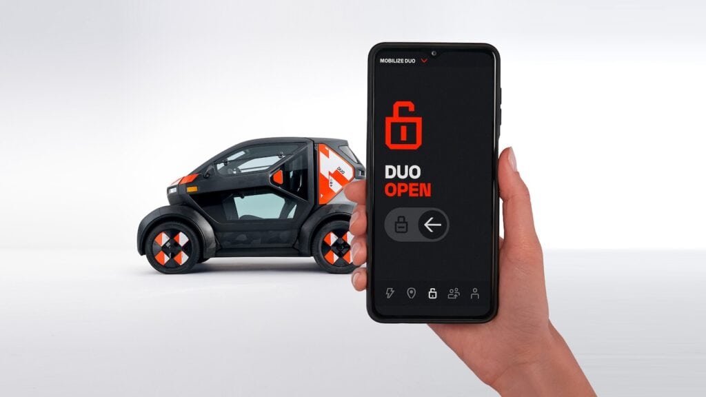 photo de l'application duo app de mobilize - voitures duo et bento - mondial de l'auto 2024