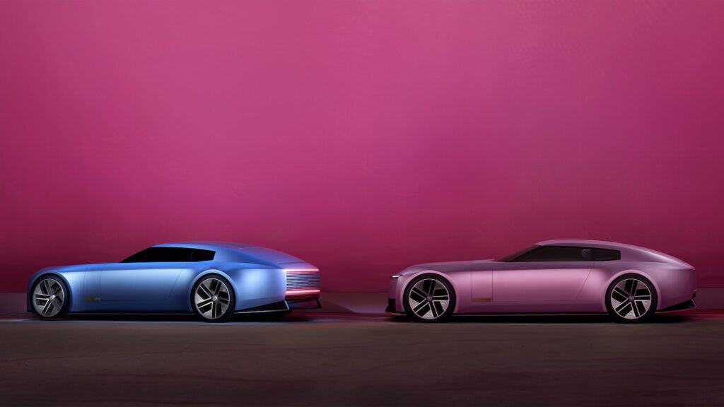photo de la voiture dans les 2 couleurs - plan statique de profil - mondial de l'auto 2026 - jaguar